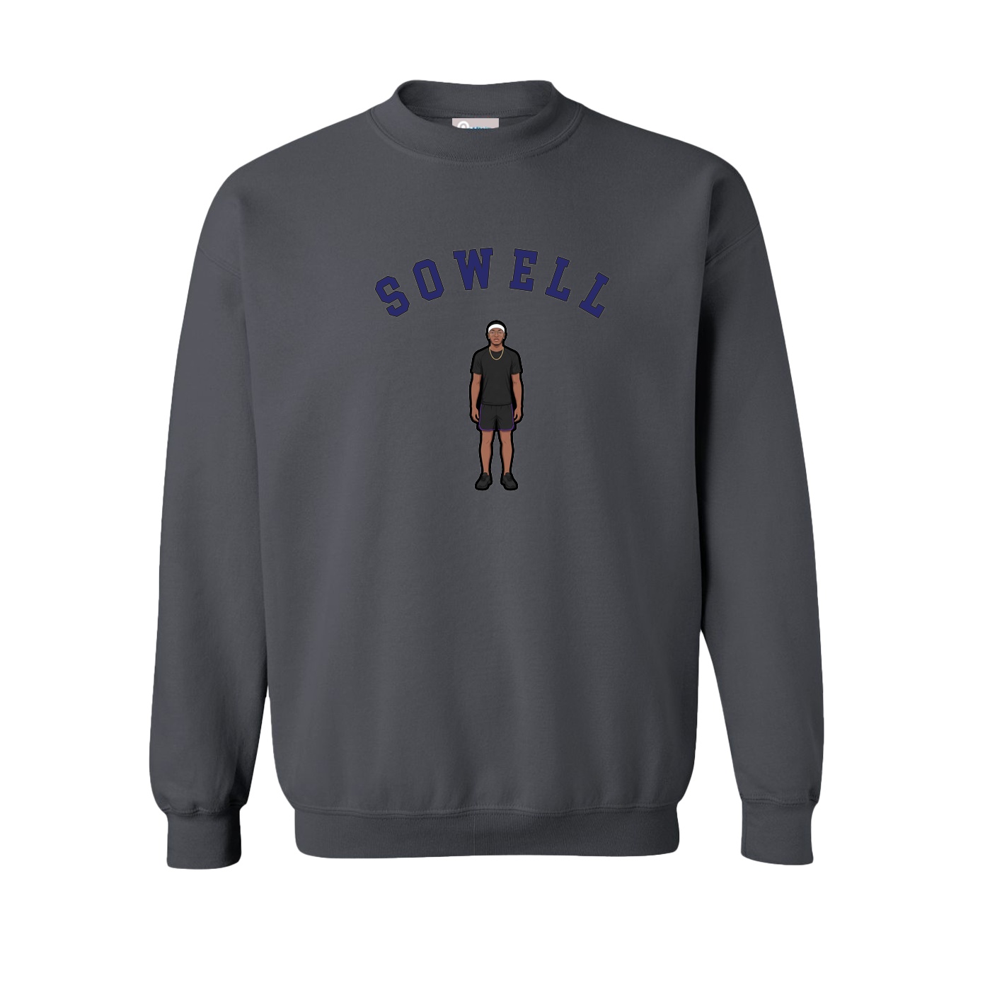 Fleece Crew — Shirsey Arch in Grey