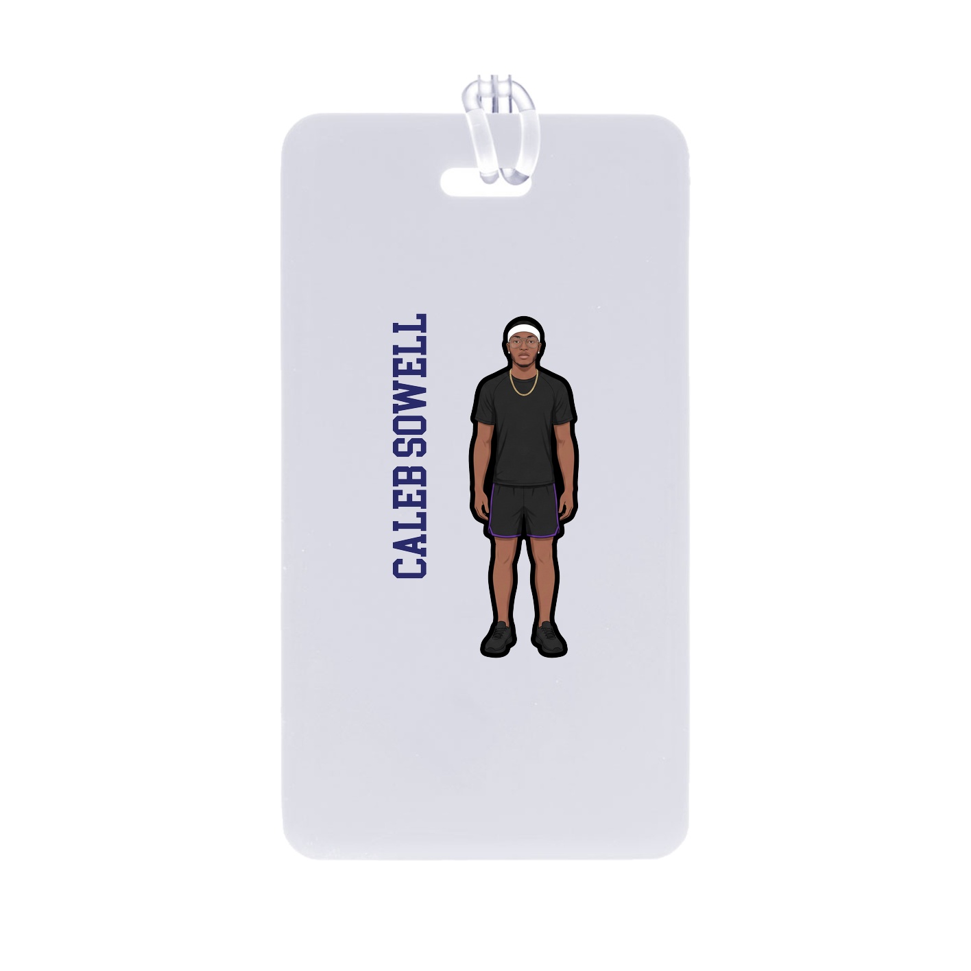 Bag Tag — Name Vertical in Classic