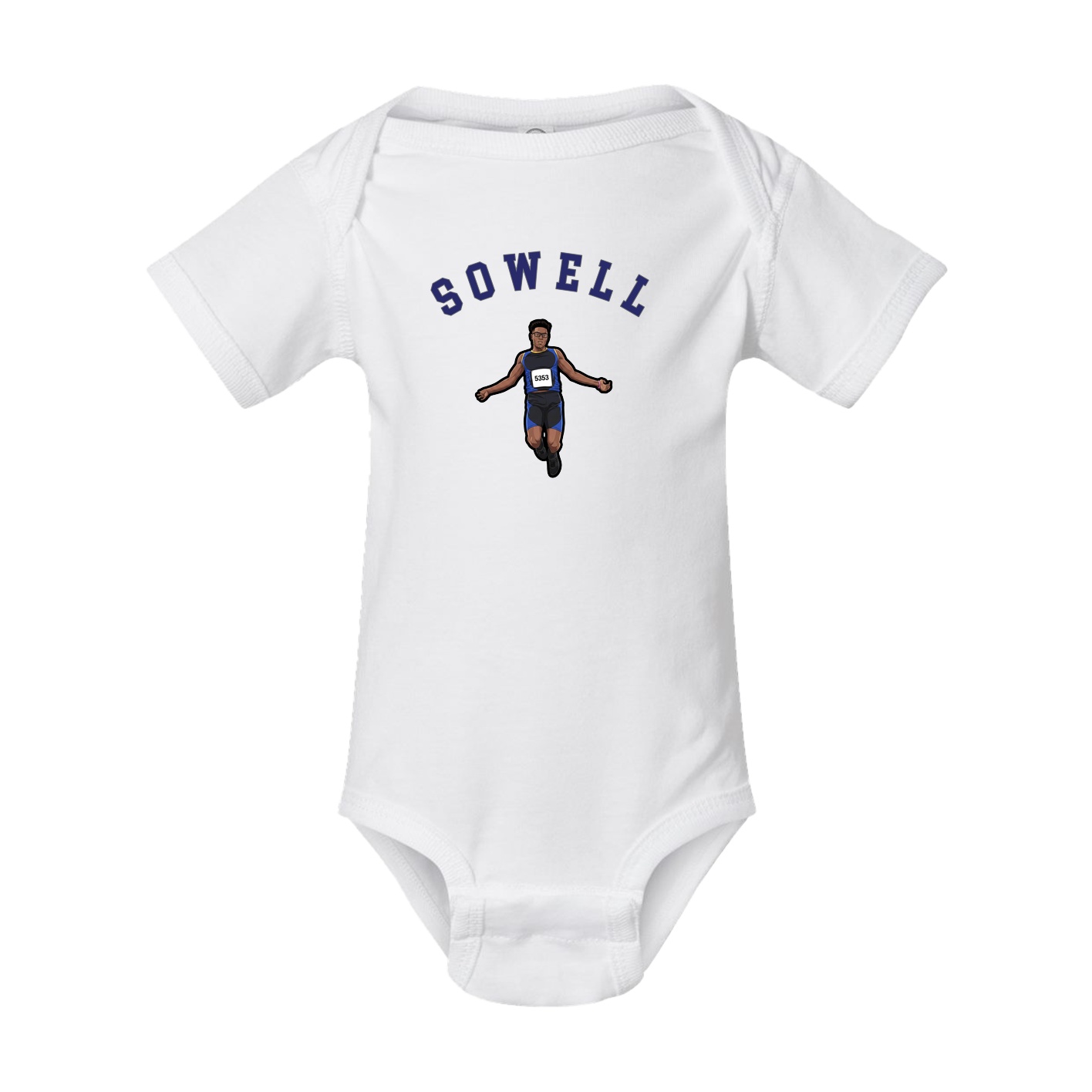 Baby Onesie — Shirsey Arch in White