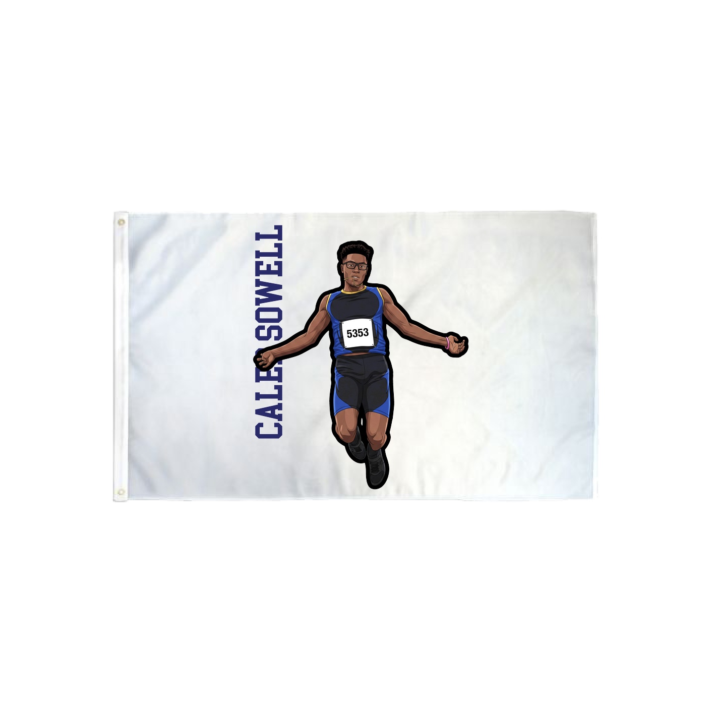 3x5 Flag — Name Vertical in Classic