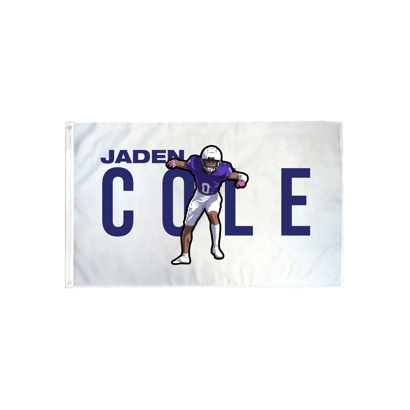3x5 Flag — Player Name in Classic