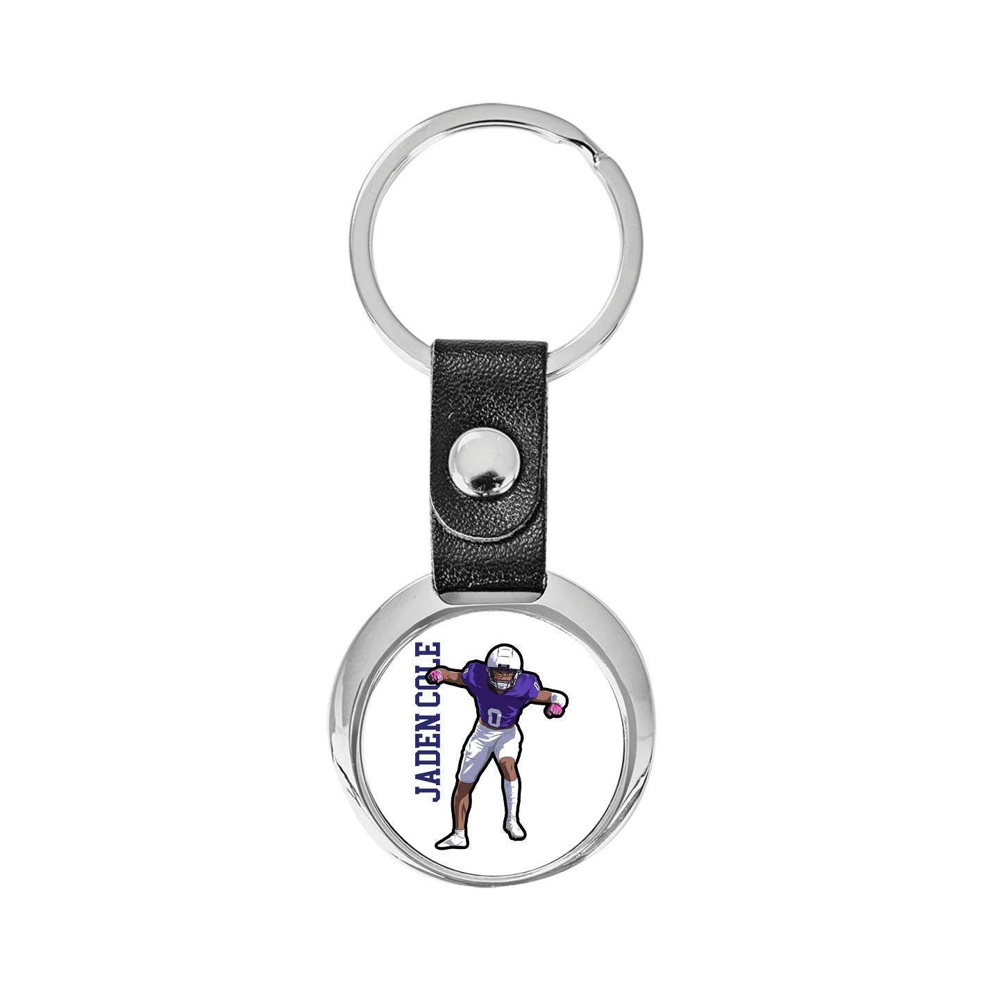 Key Chain — Name Vertical in Classic