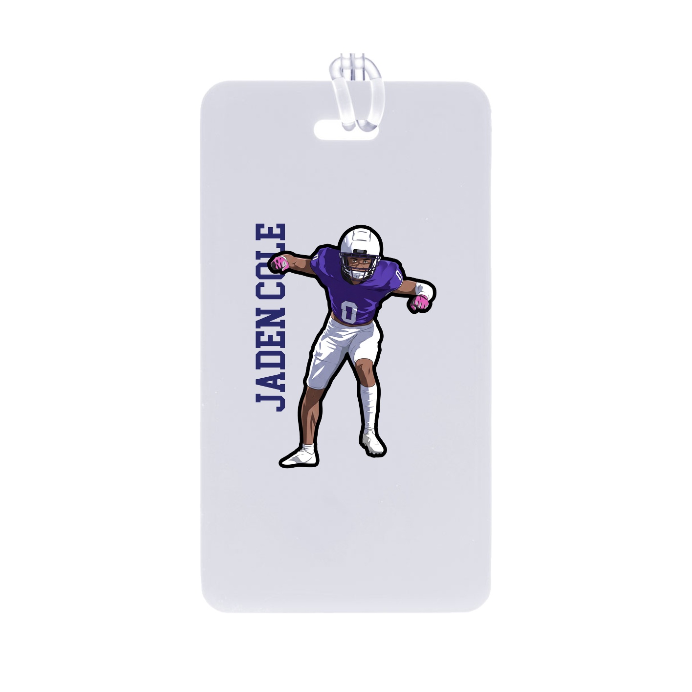 Bag Tag — Name Vertical in Classic