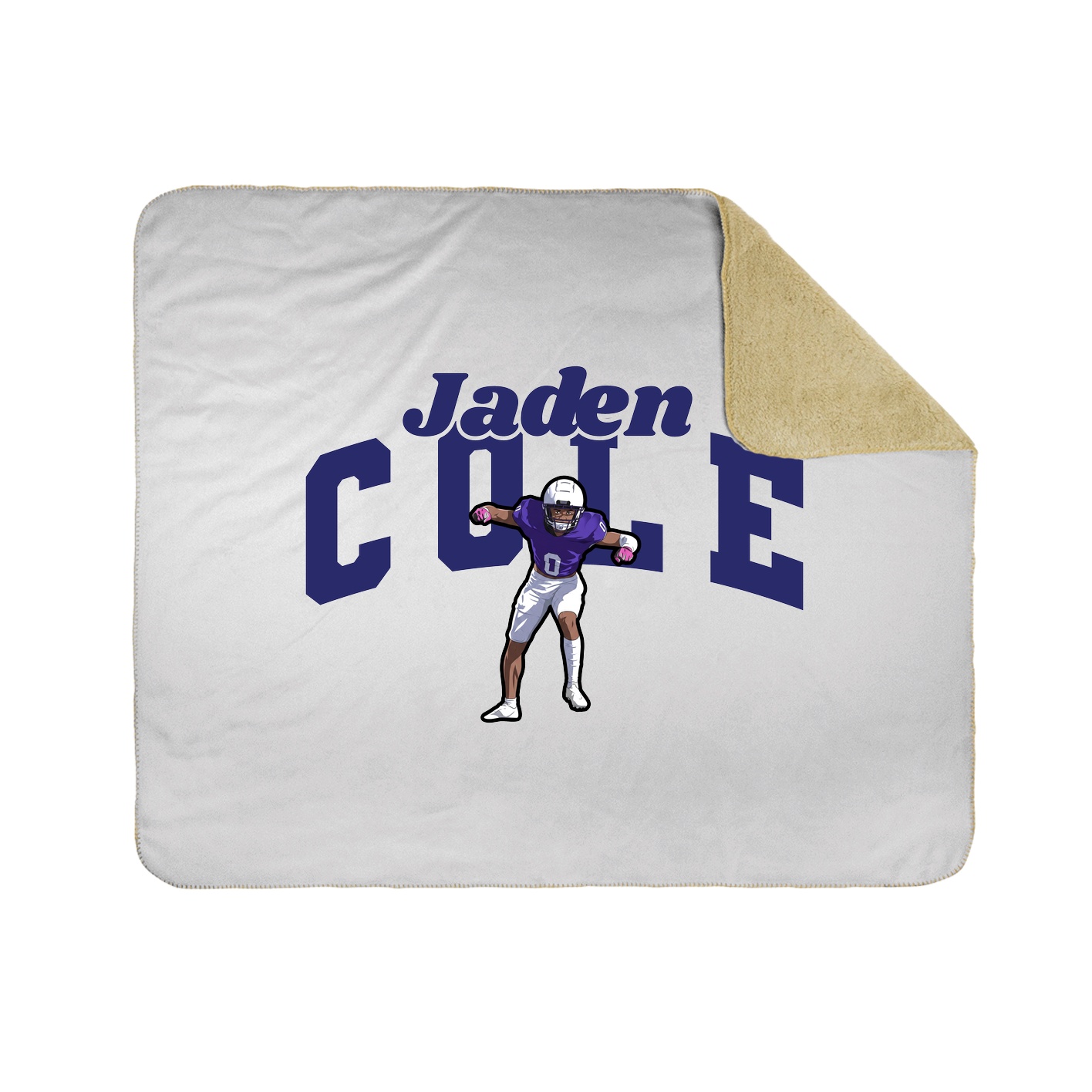 Throw Blanket — Signature Arch in White