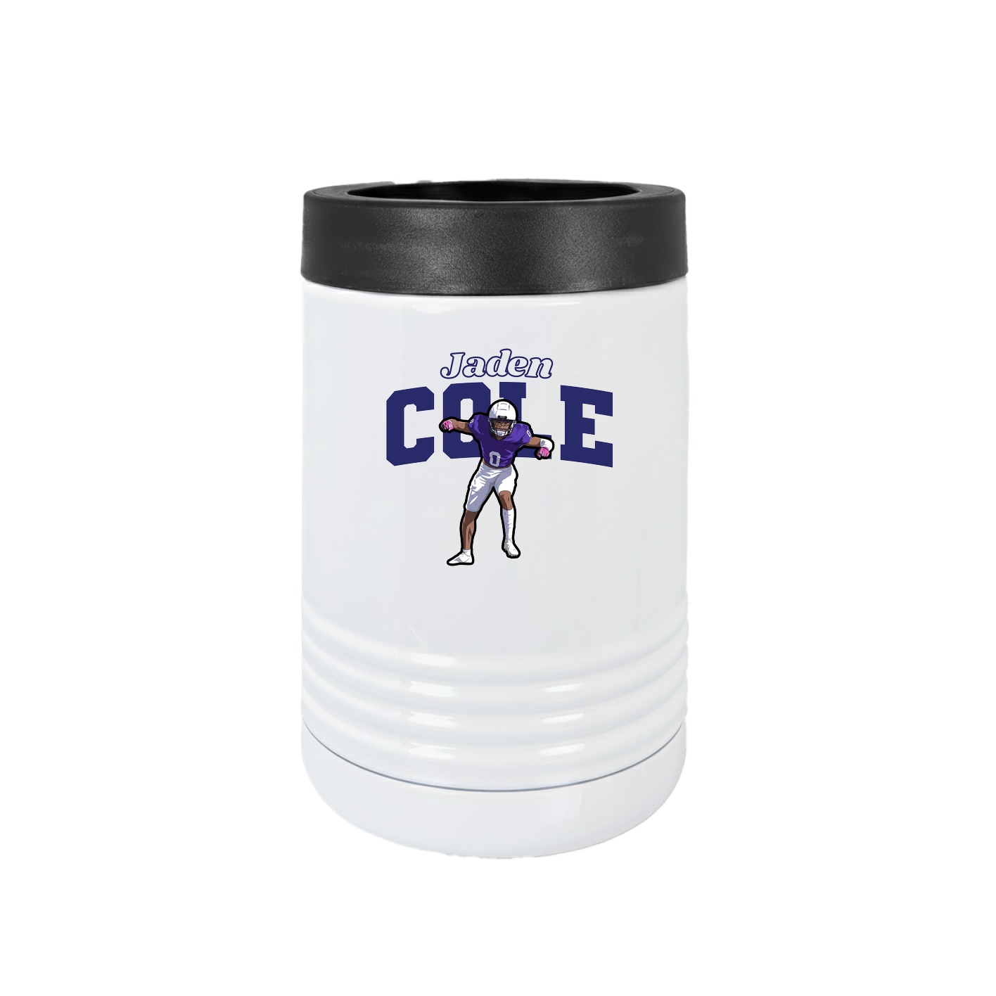 Beverage Holder — Name Arch in White