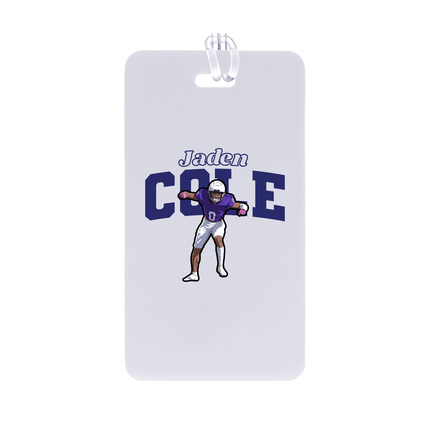 Bag Tag — Name Arch in Classic