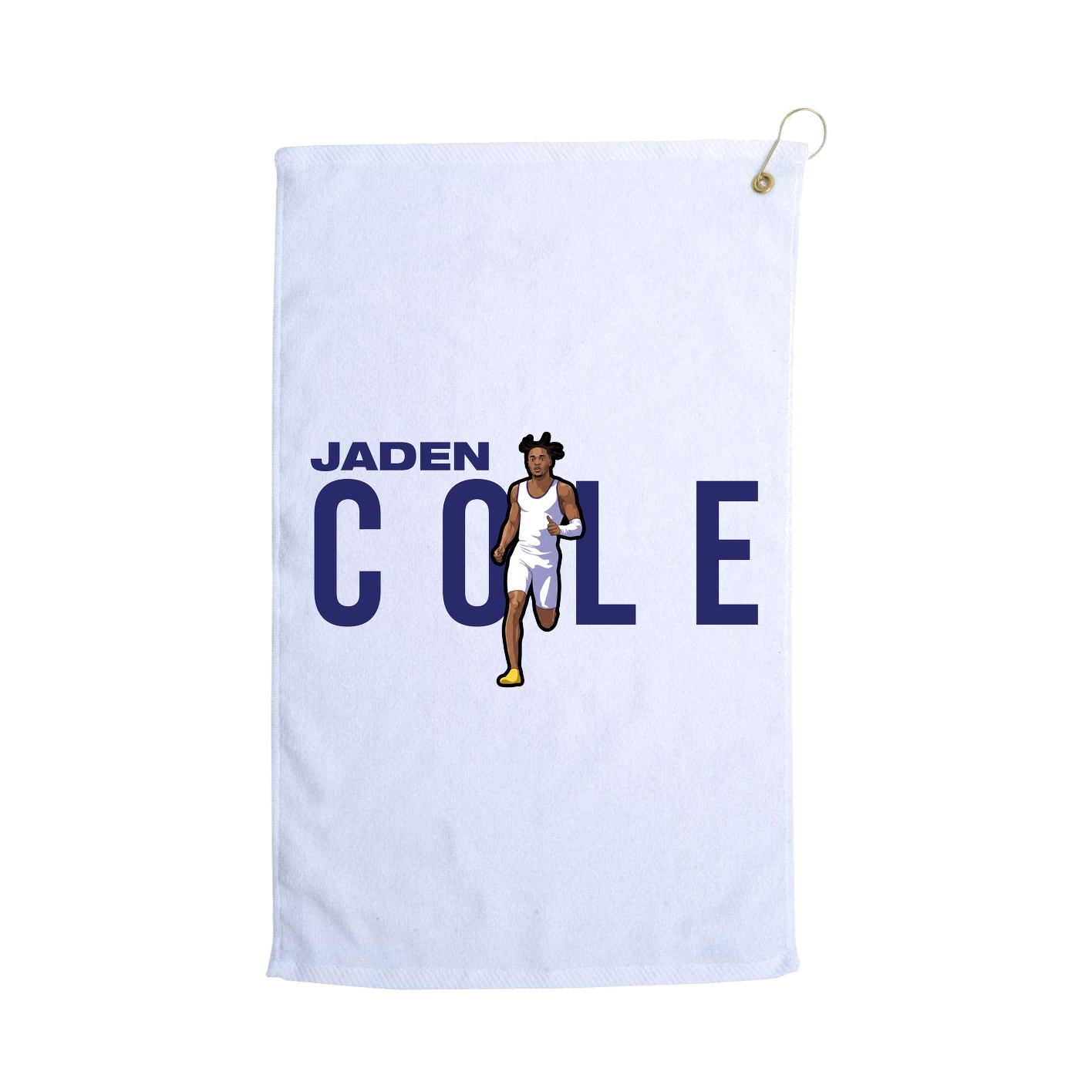 Golf Towel — Player Name in White