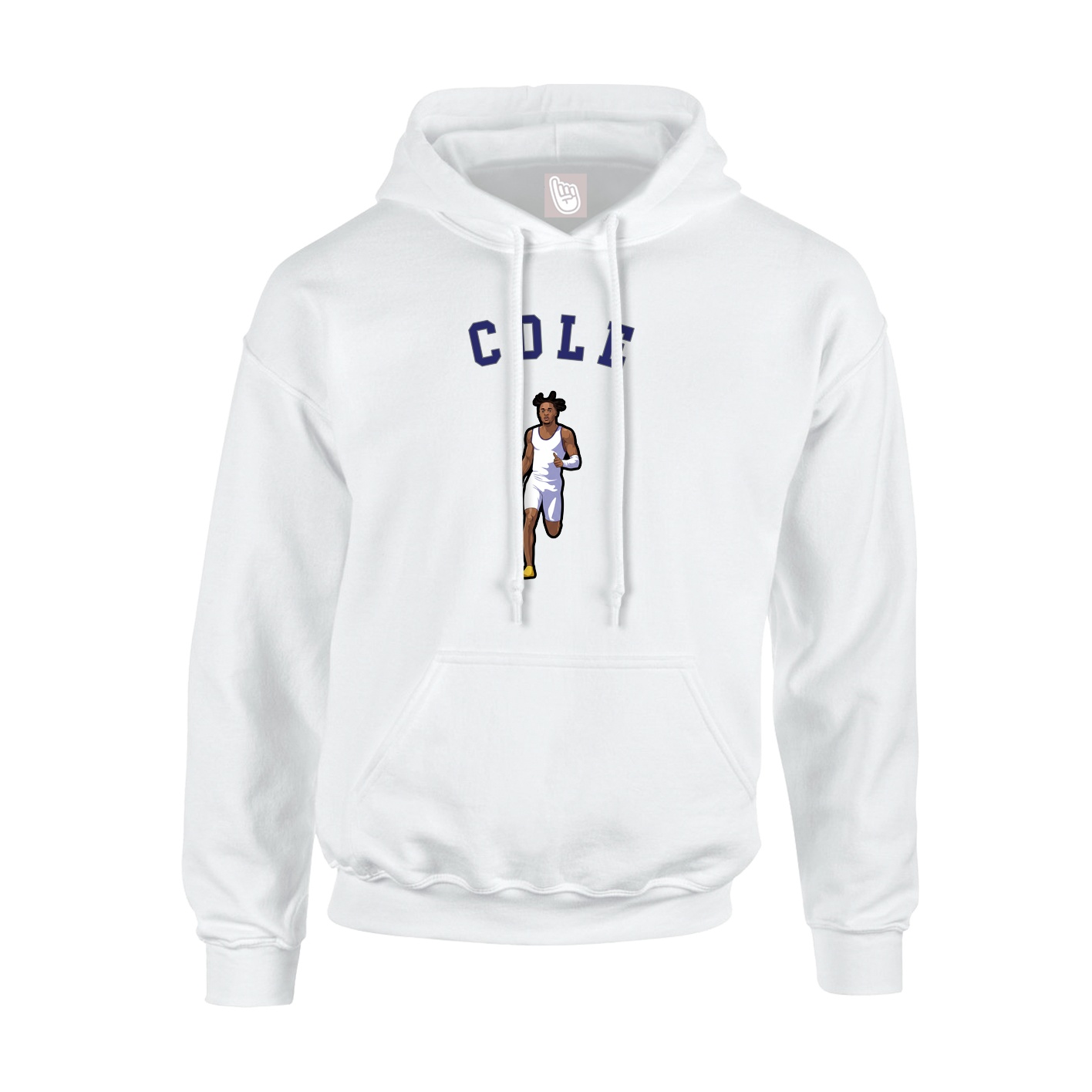Youth Hoodie — Shirsey Arch in White