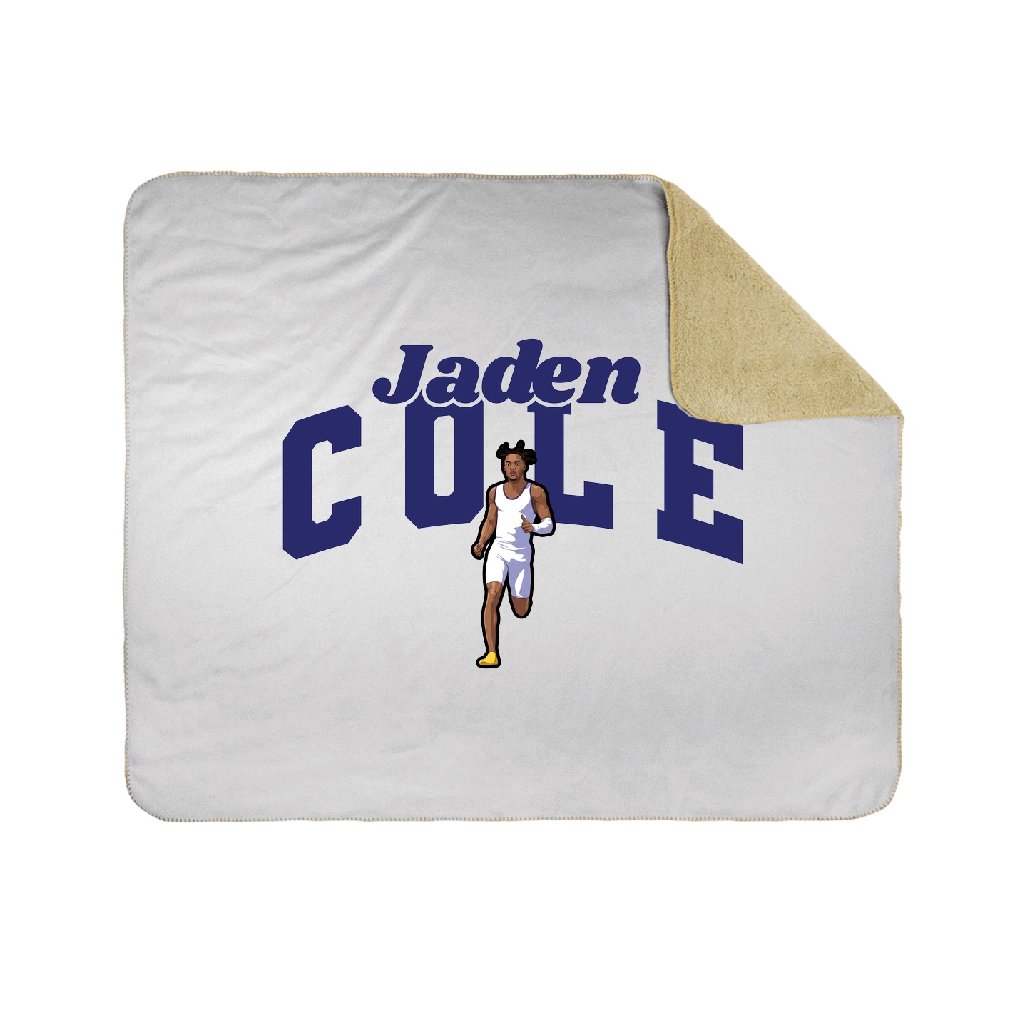 Throw Blanket — Signature Arch in White