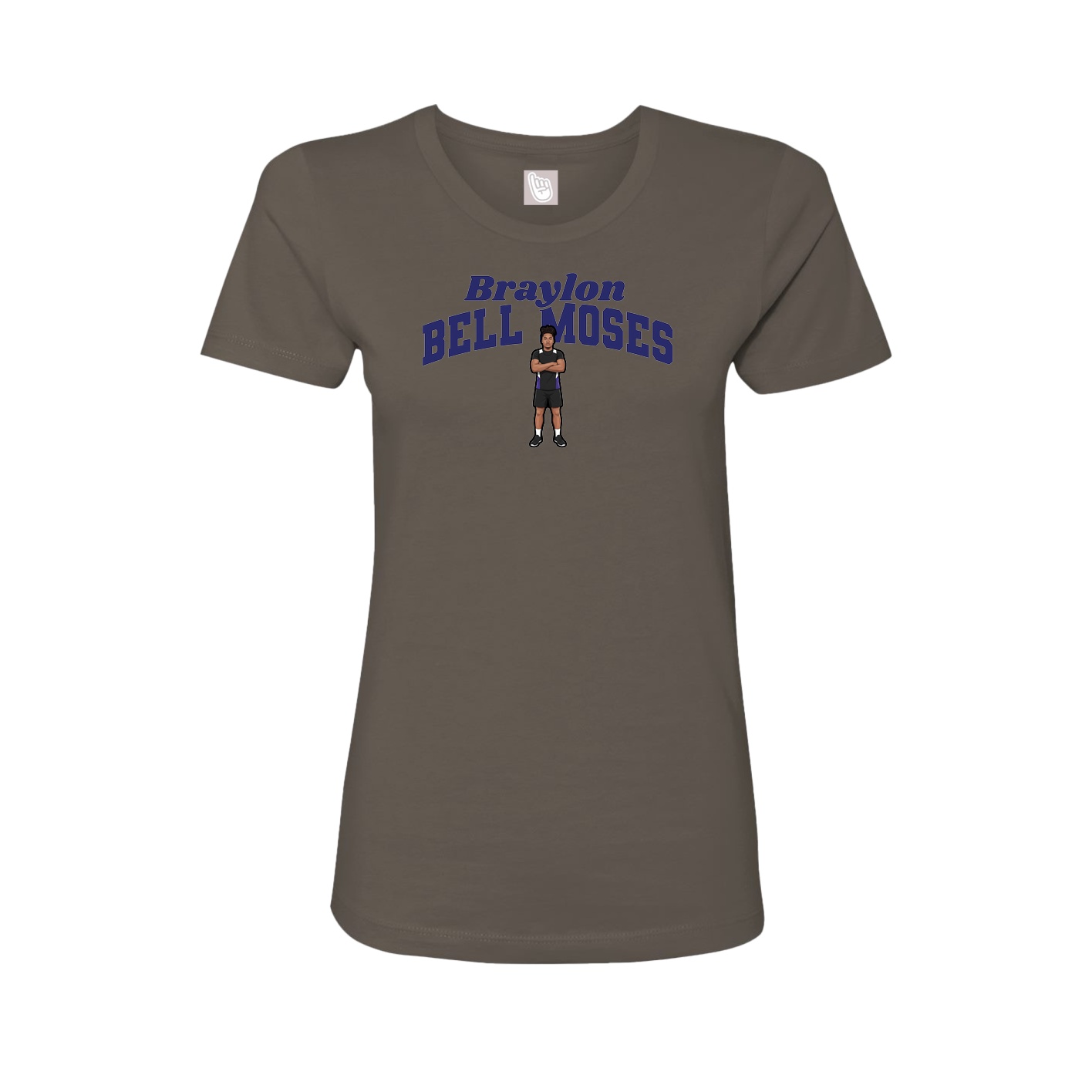 Womens Tee — Signature Arch in Grey