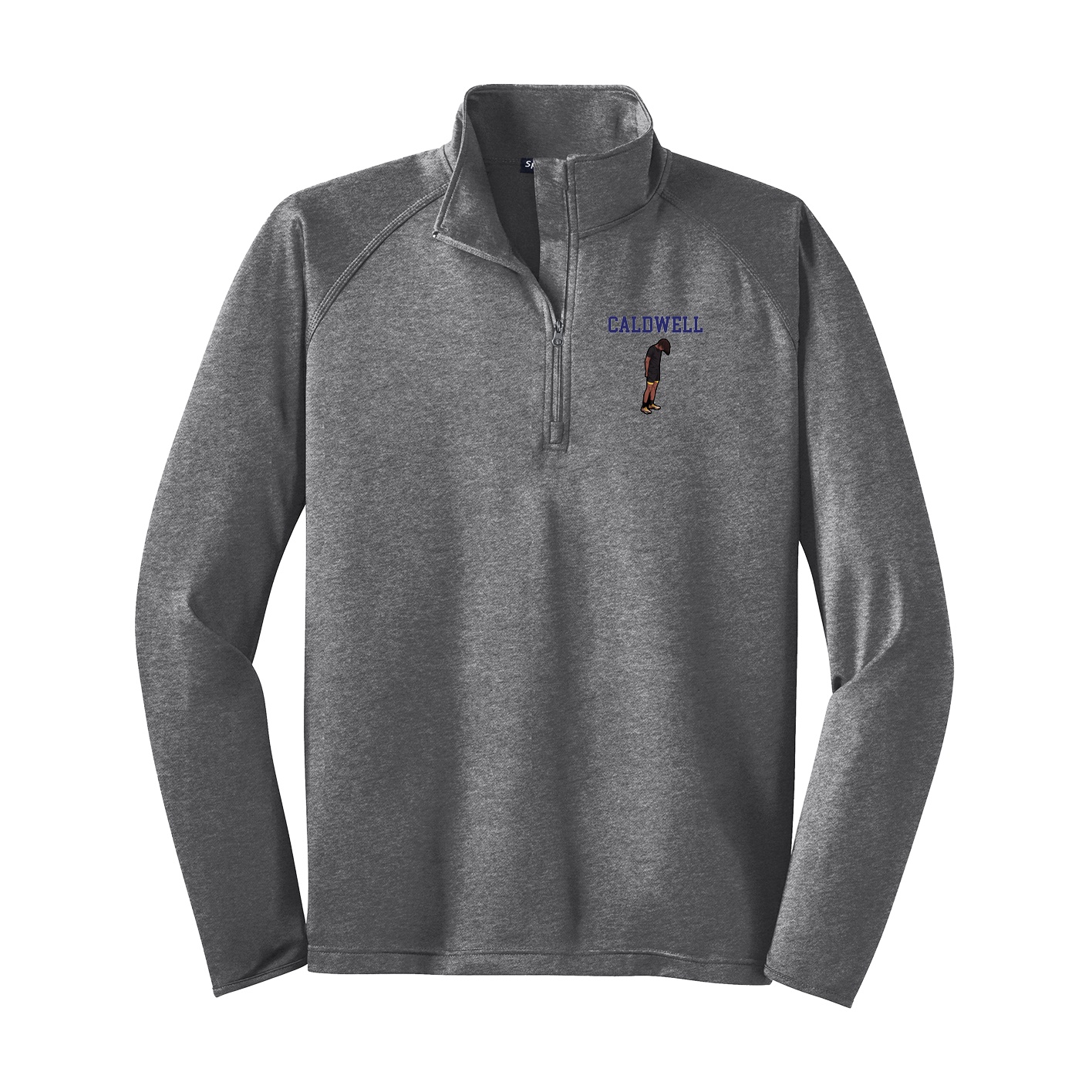 Q-Zip Pullover — Shirsey in Grey