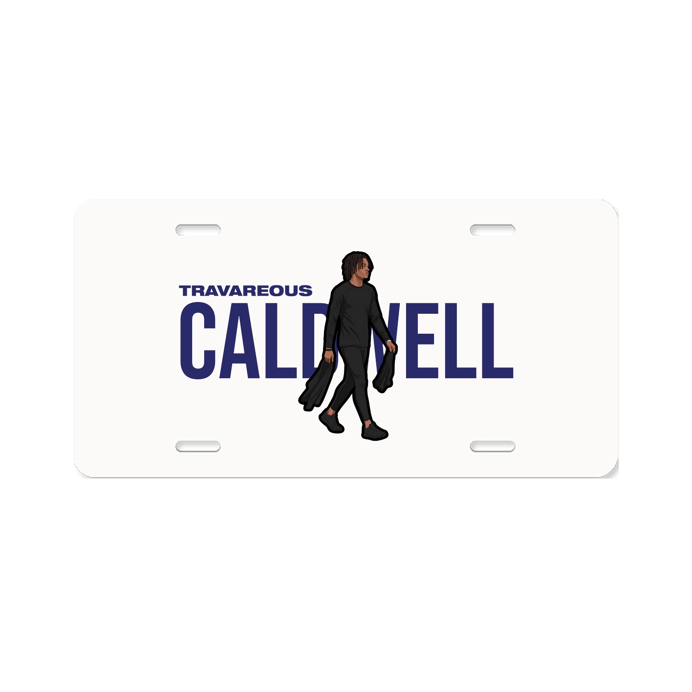 License Plate — Player Name in Classic
