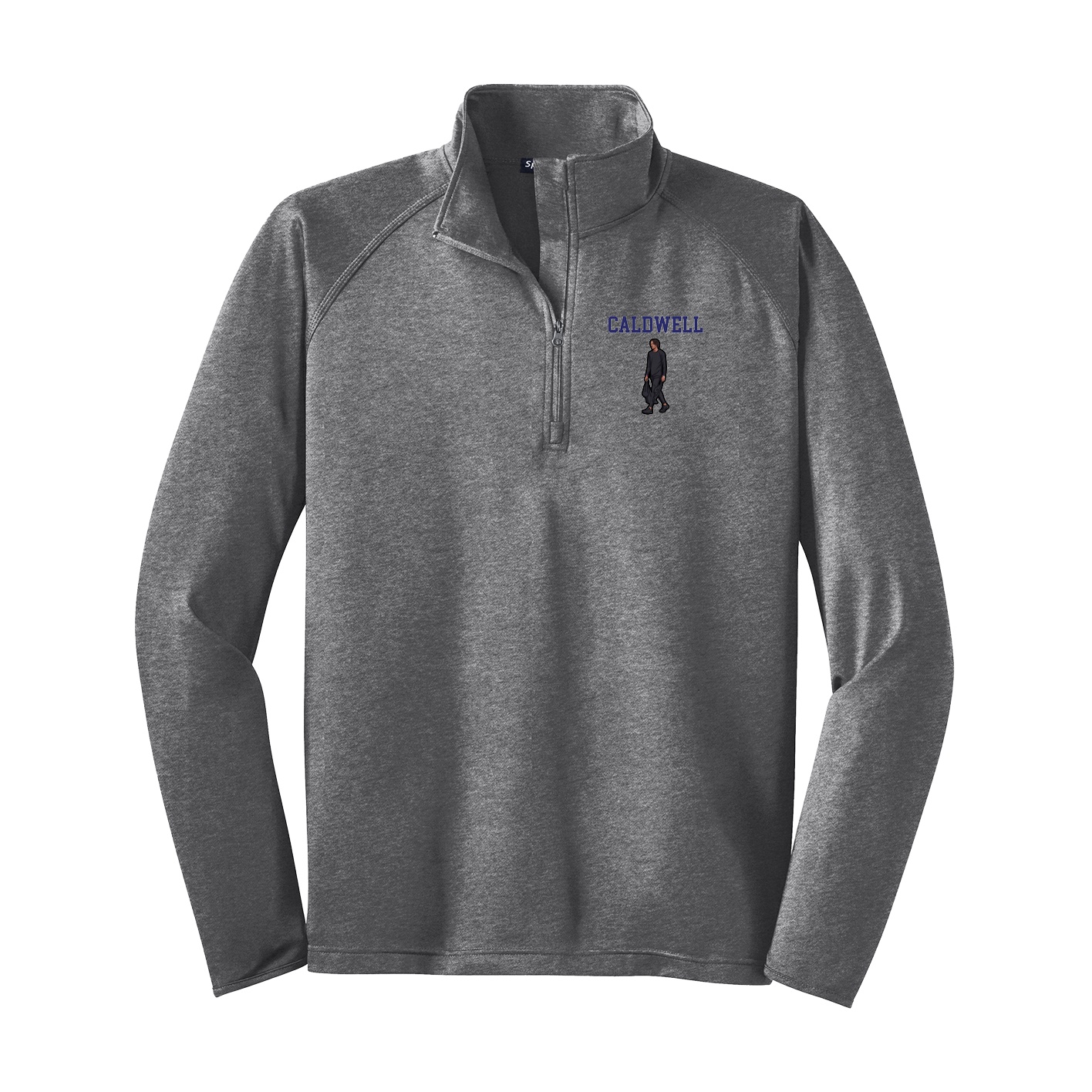 Q-Zip Pullover — Shirsey in Grey