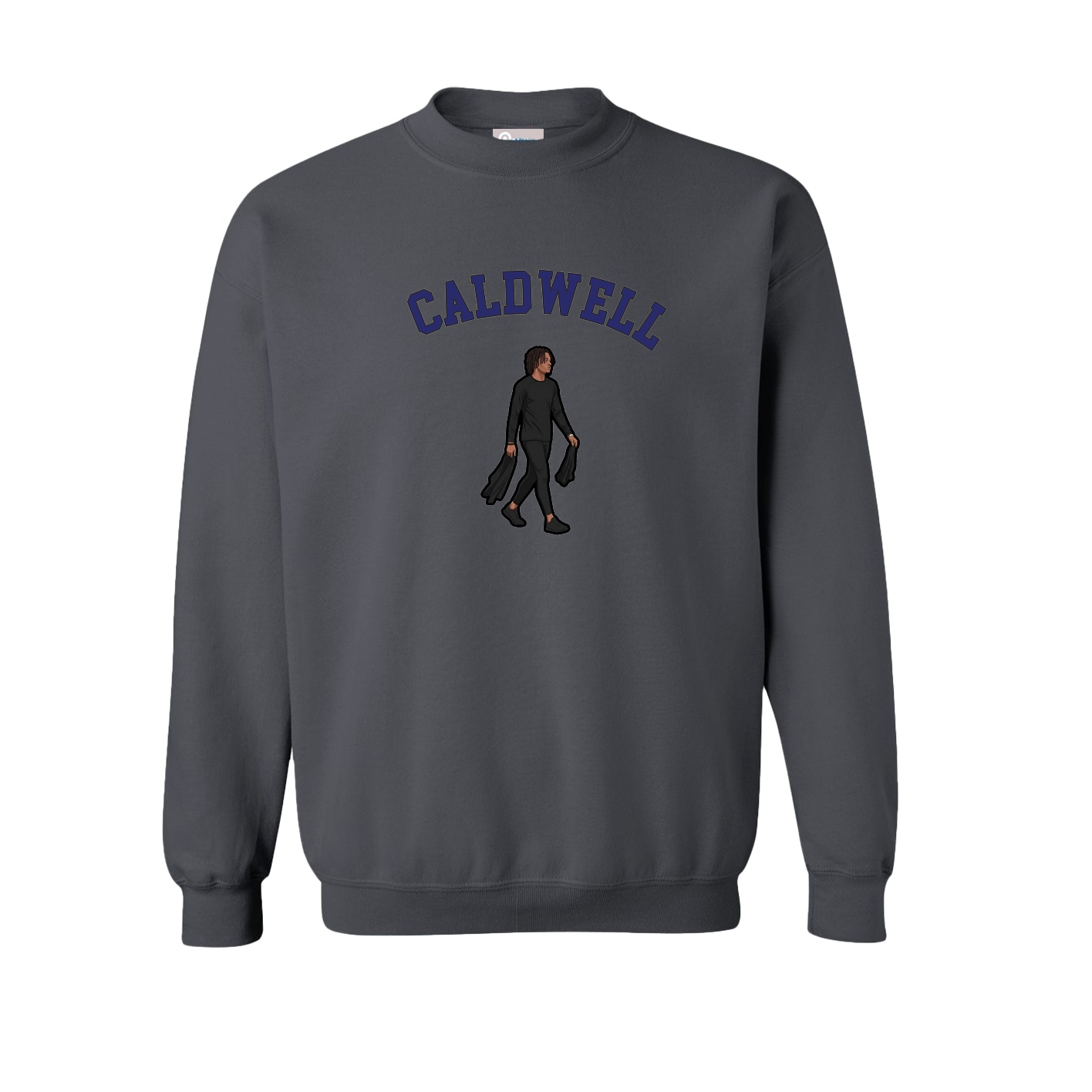 Fleece Crew — Shirsey Arch in Grey