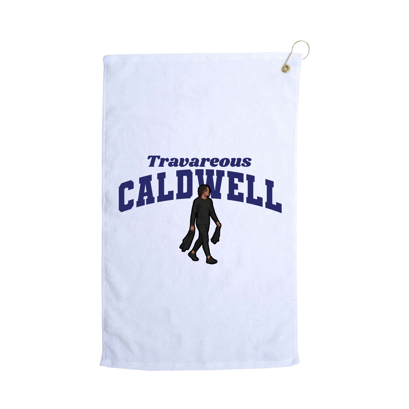 Golf Towel — Signature Arch in White