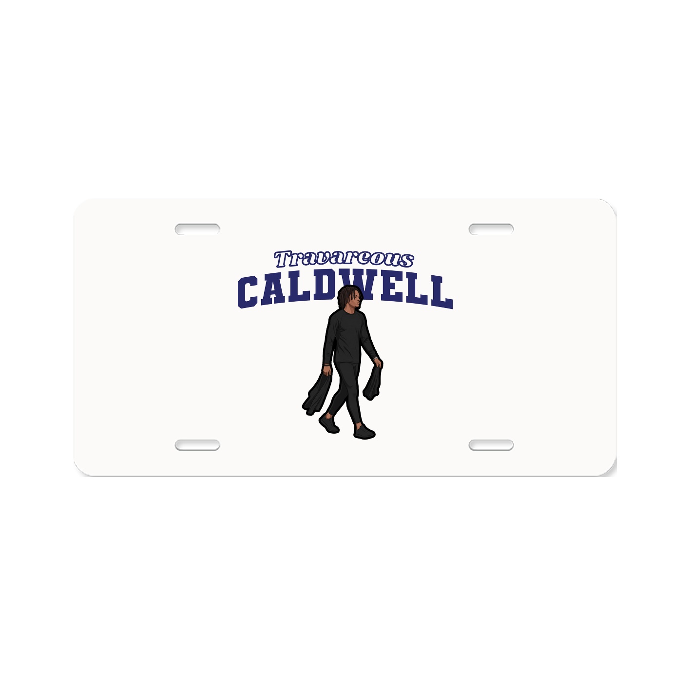 License Plate — Name Arch in Classic