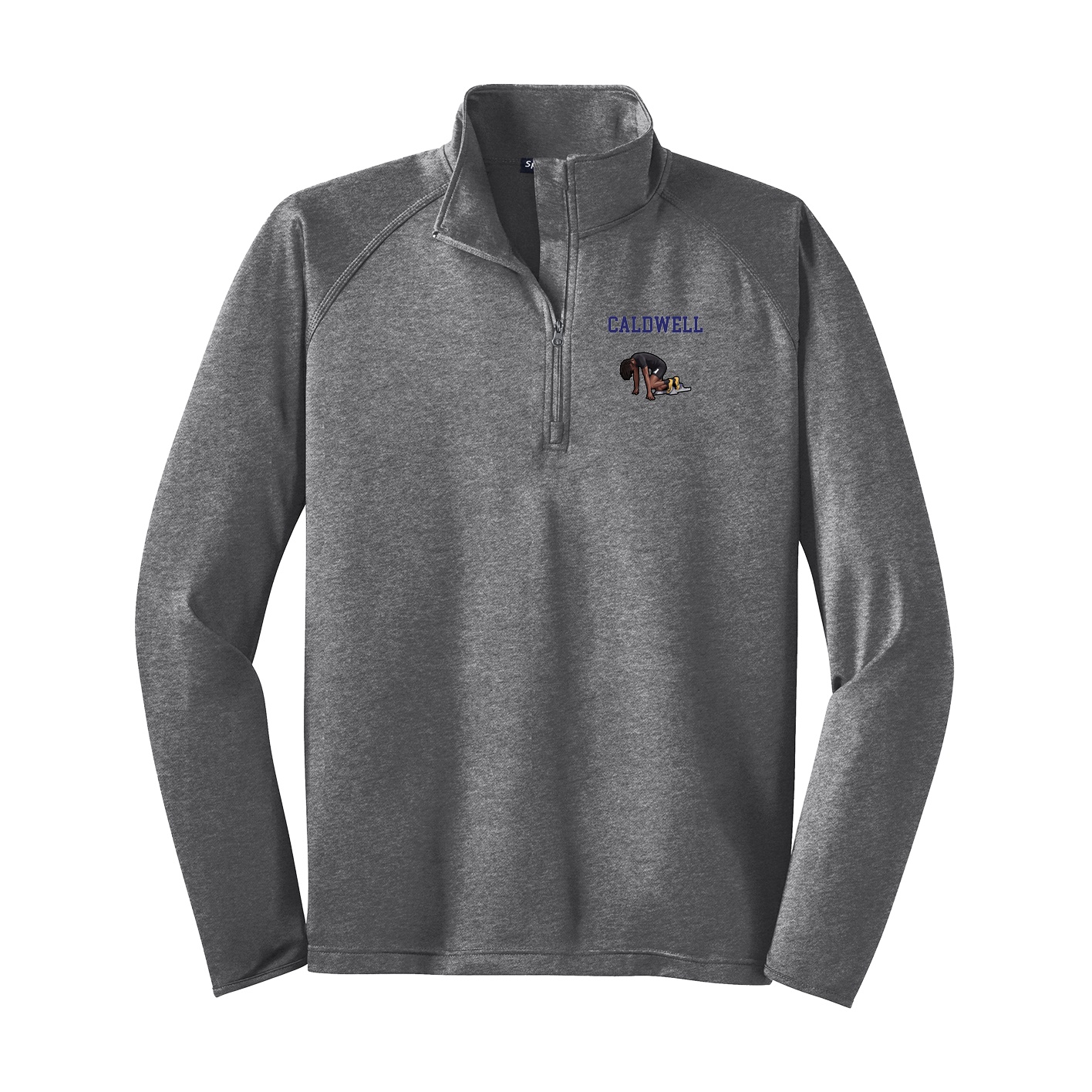 Q-Zip Pullover — Shirsey in Grey