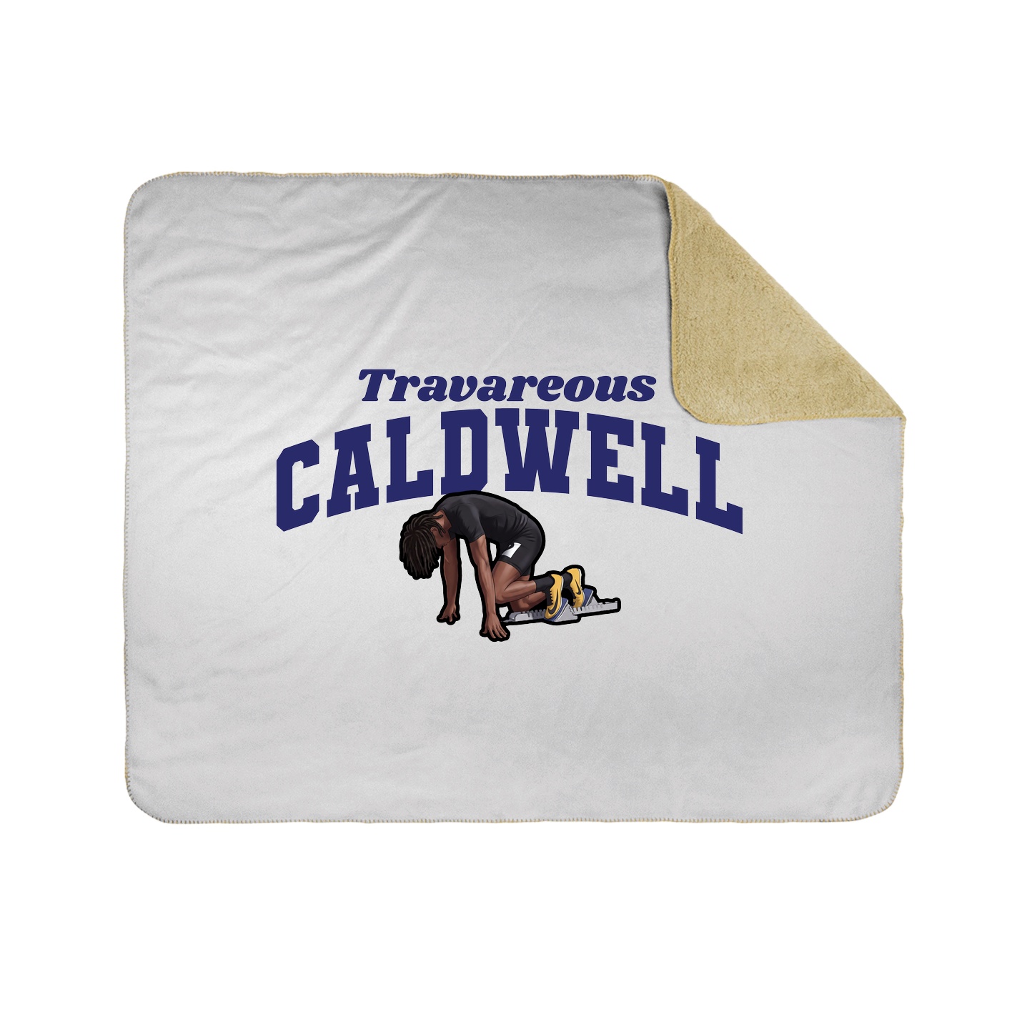Throw Blanket — Signature Arch in White
