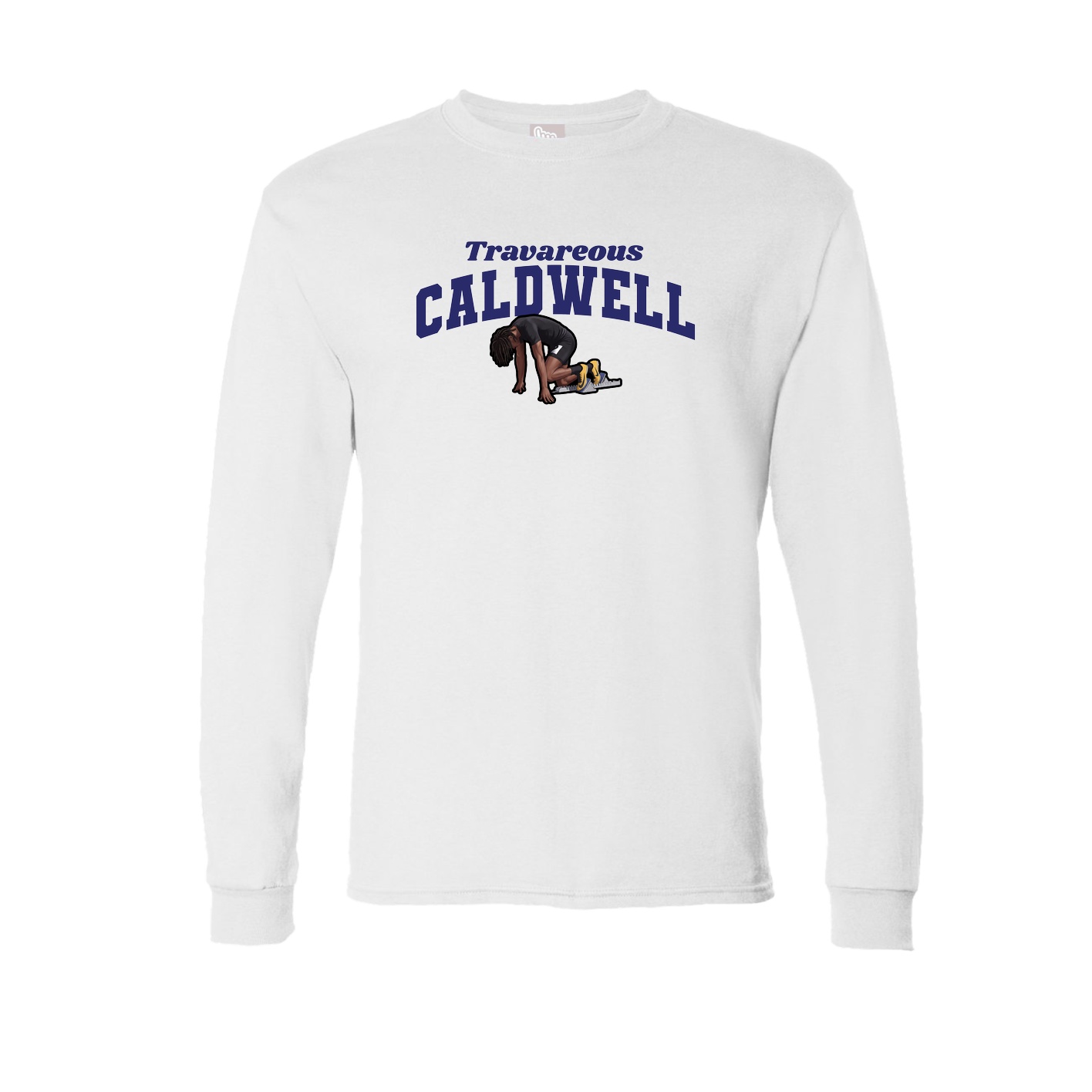 Long Sleeve Tee — Signature Arch in White