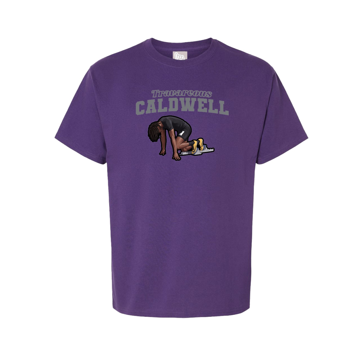 Tee — Name Arch in Purple
