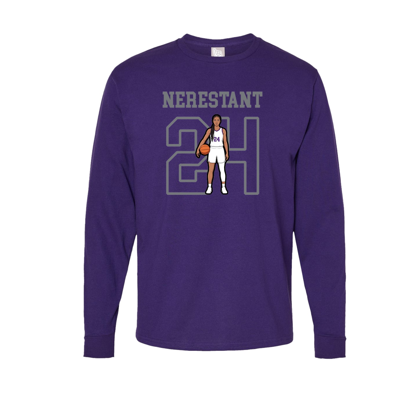 Long Sleeve Tee — Shirsey in Purple