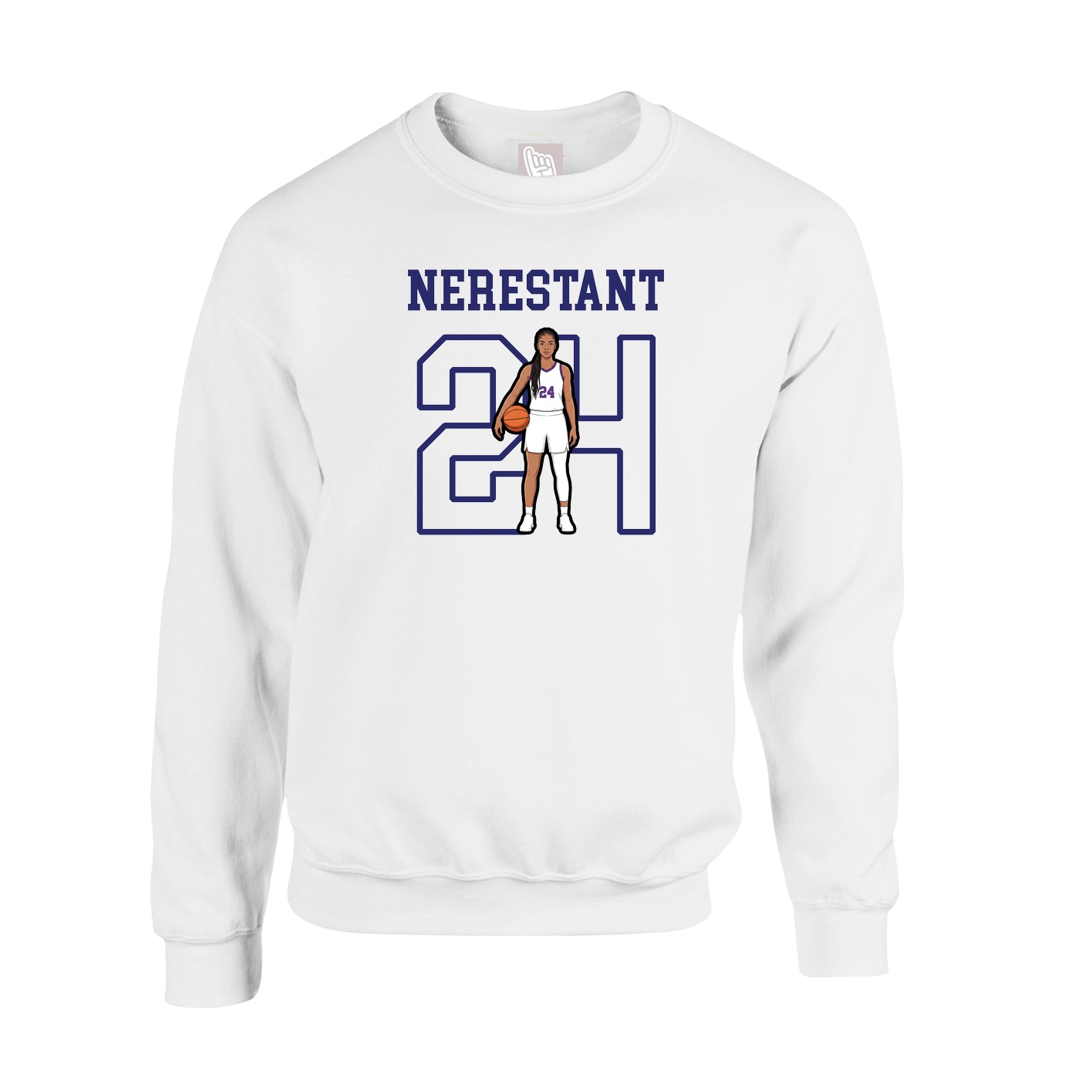 Fleece Crew — Shirsey in White
