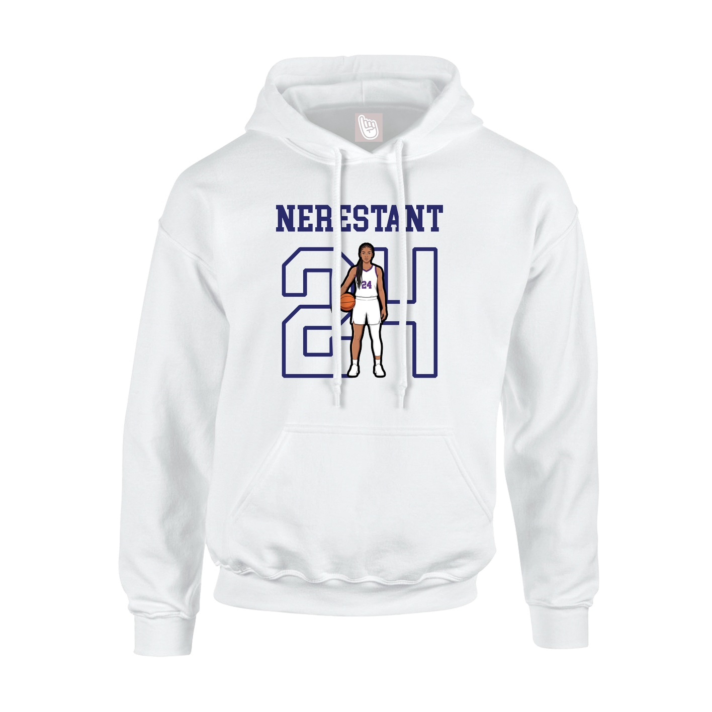 Youth Hoodie — Shirsey in White