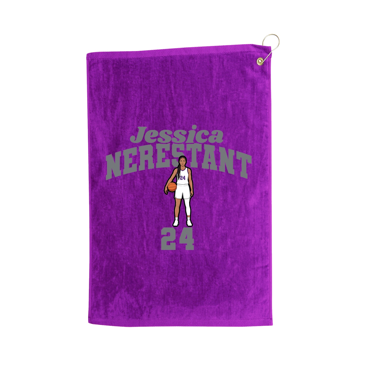 Golf Towel — Signature Arch in Purple