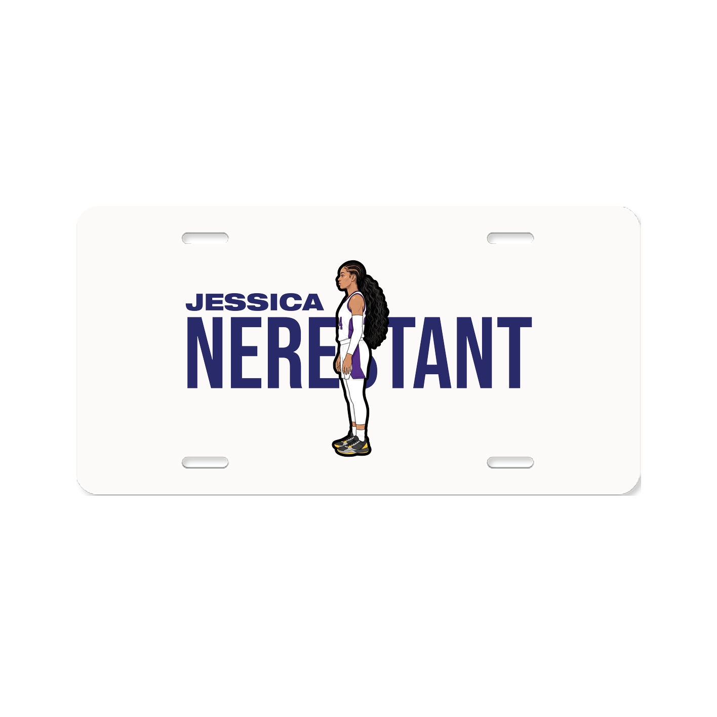 License Plate — Player Name in Classic