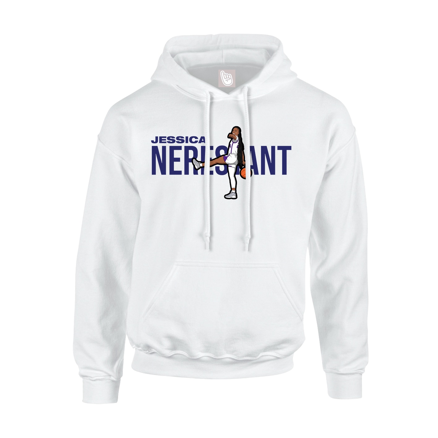 Hoodie — Player Name in White