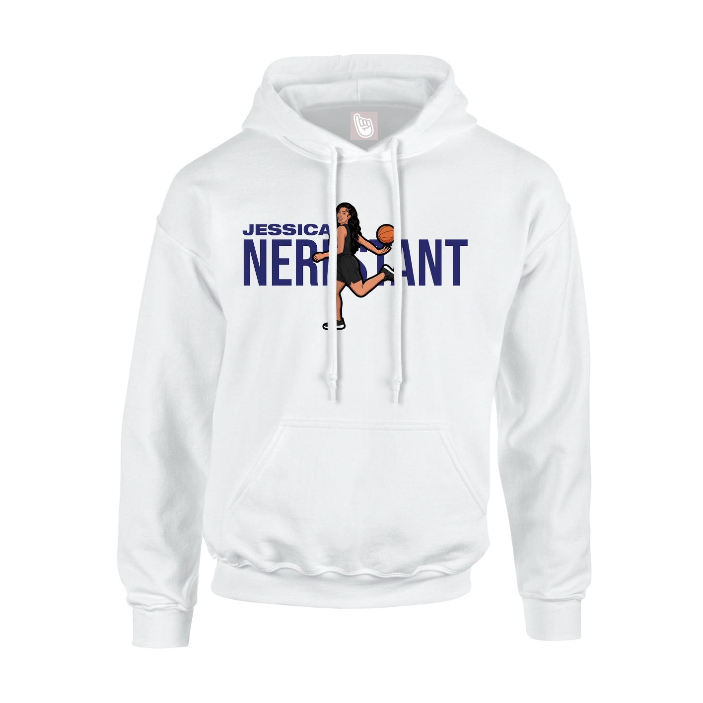 Youth Hoodie — Player Name in White