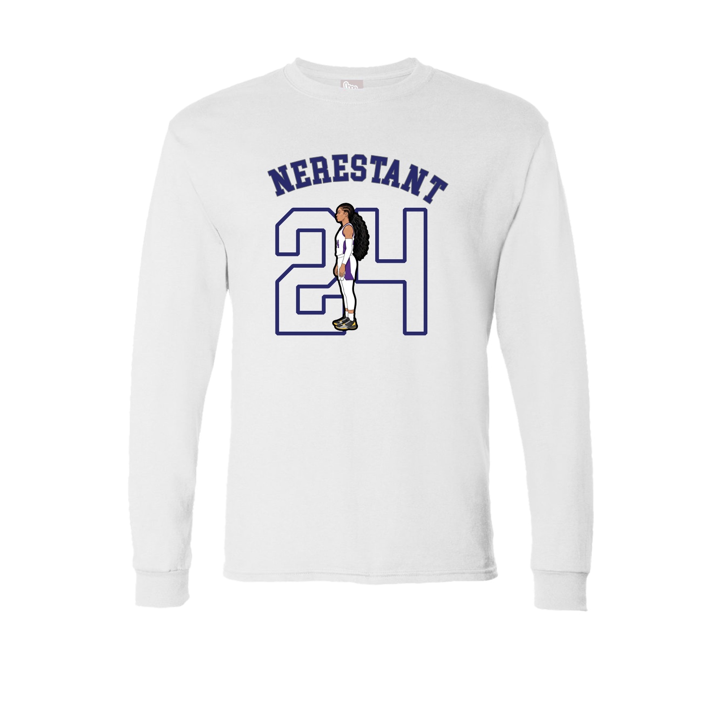 Long Sleeve Tee — Shirsey Arch in White