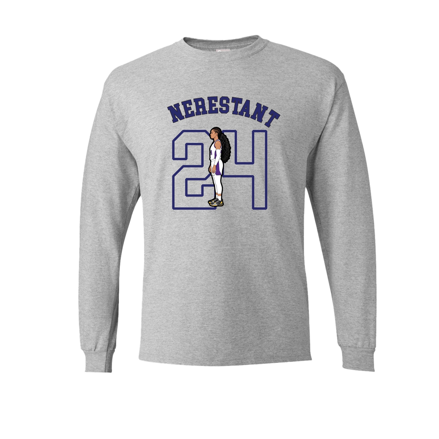 Long Sleeve Tee — Shirsey Arch in Grey