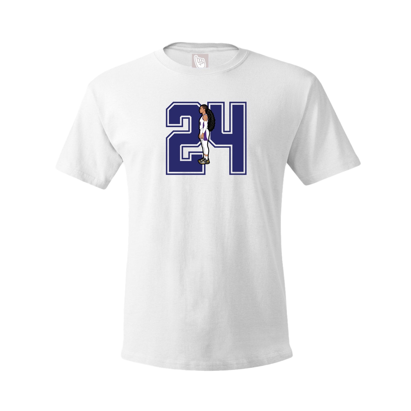 Tee — Number in White