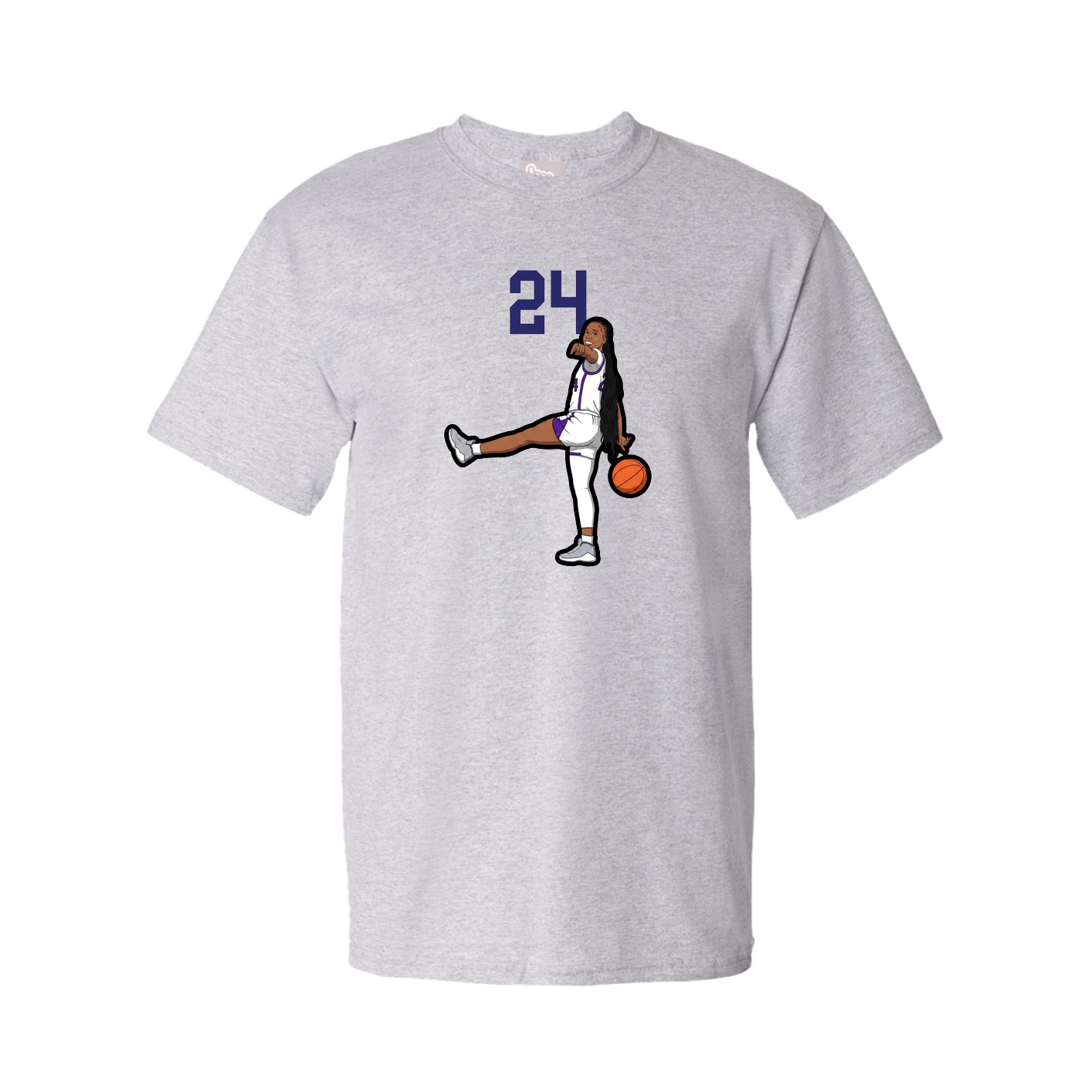Tee — Number Top in Grey