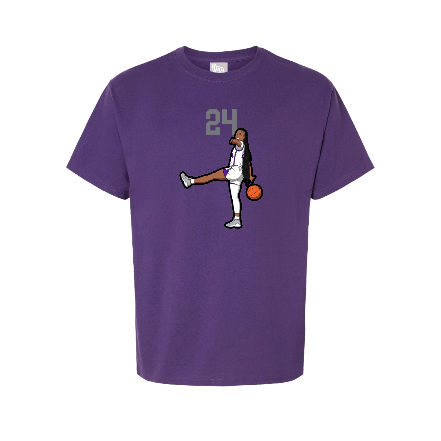 Tee — Number Top in Purple