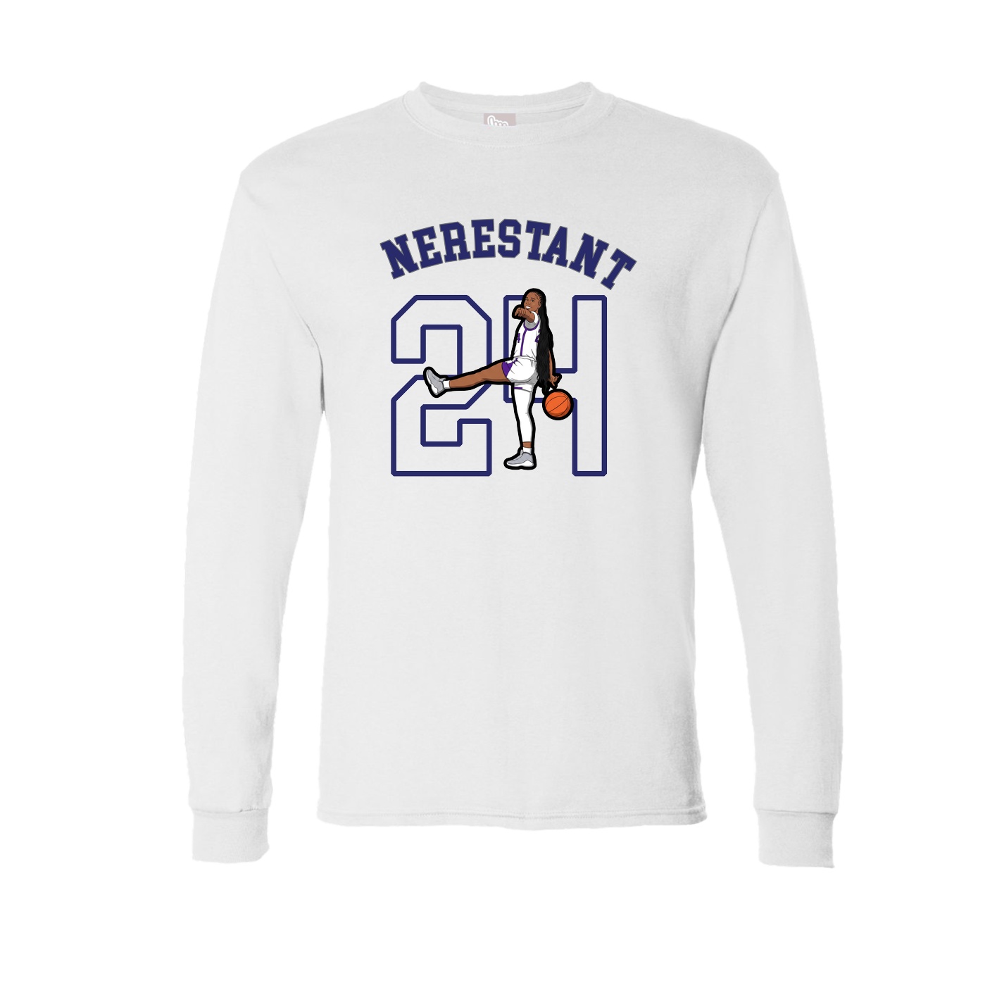 Long Sleeve Tee — Shirsey Arch in White
