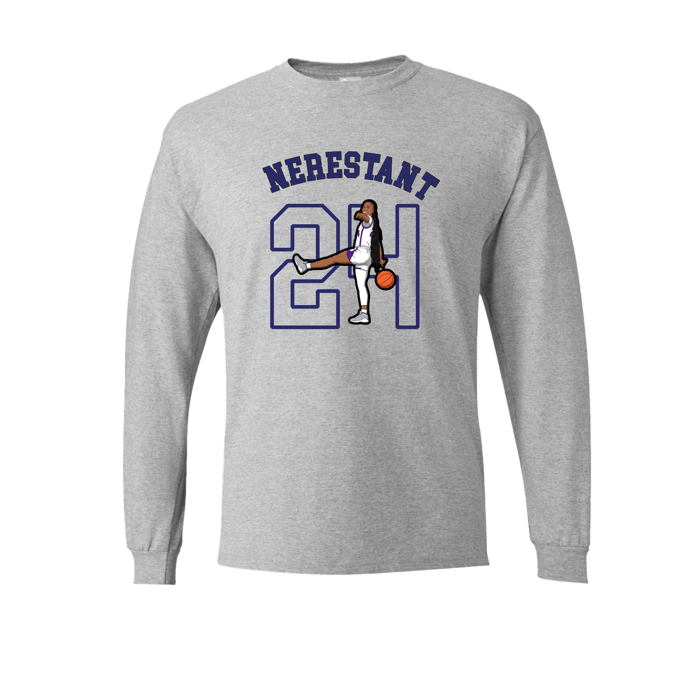 Long Sleeve Tee — Shirsey Arch in Grey
