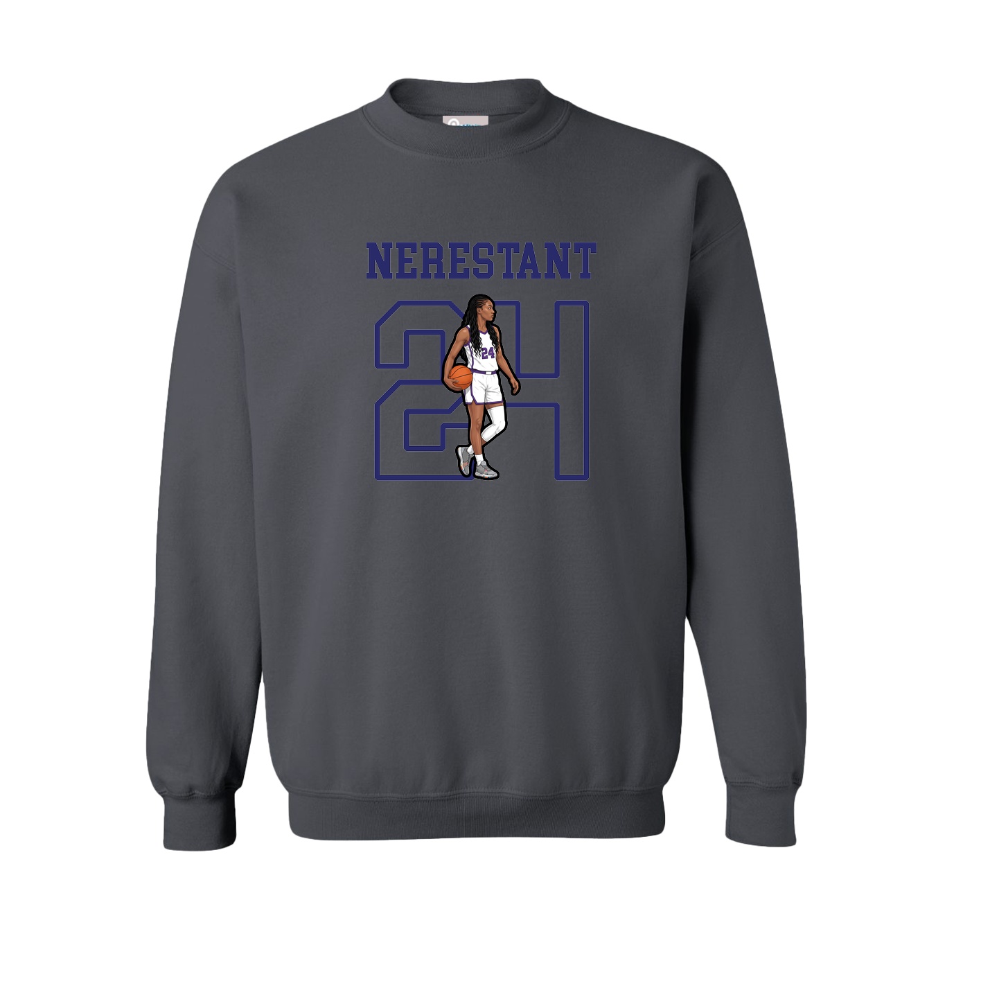 Fleece Crew — Shirsey in Grey