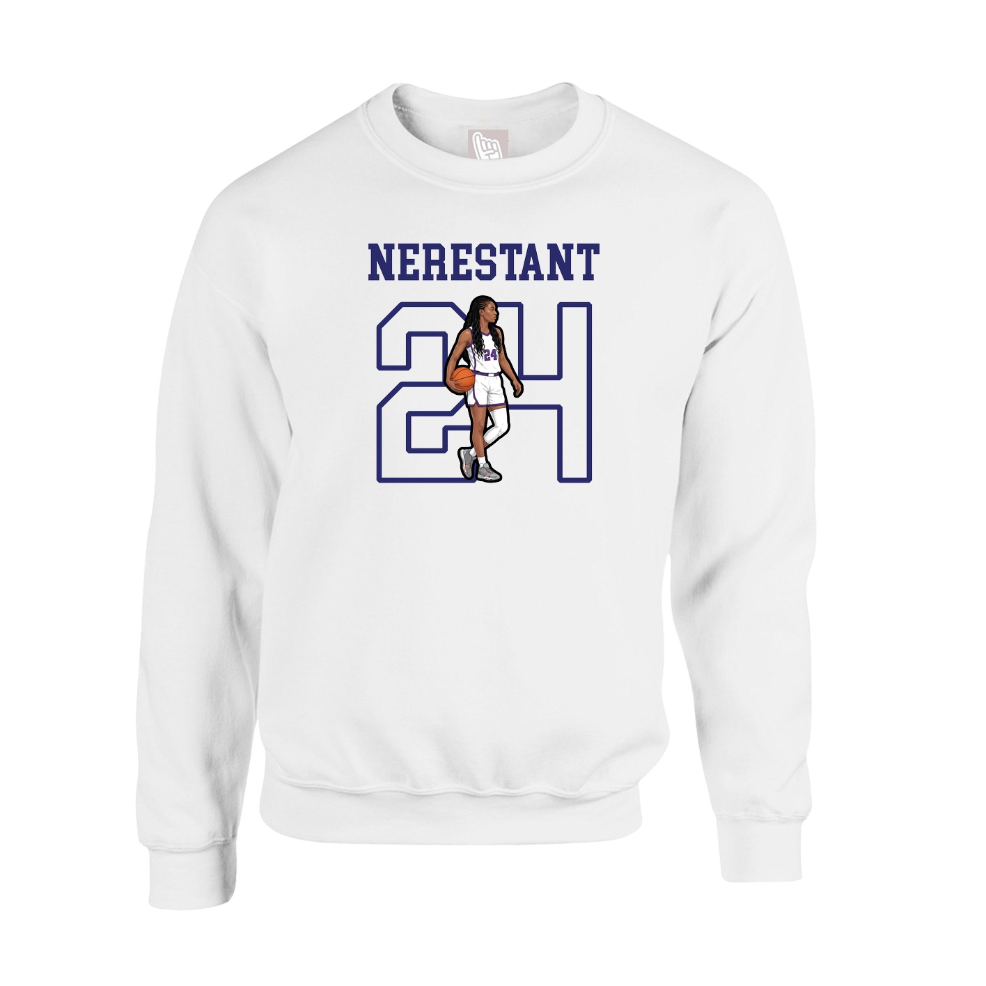 Fleece Crew — Shirsey in White
