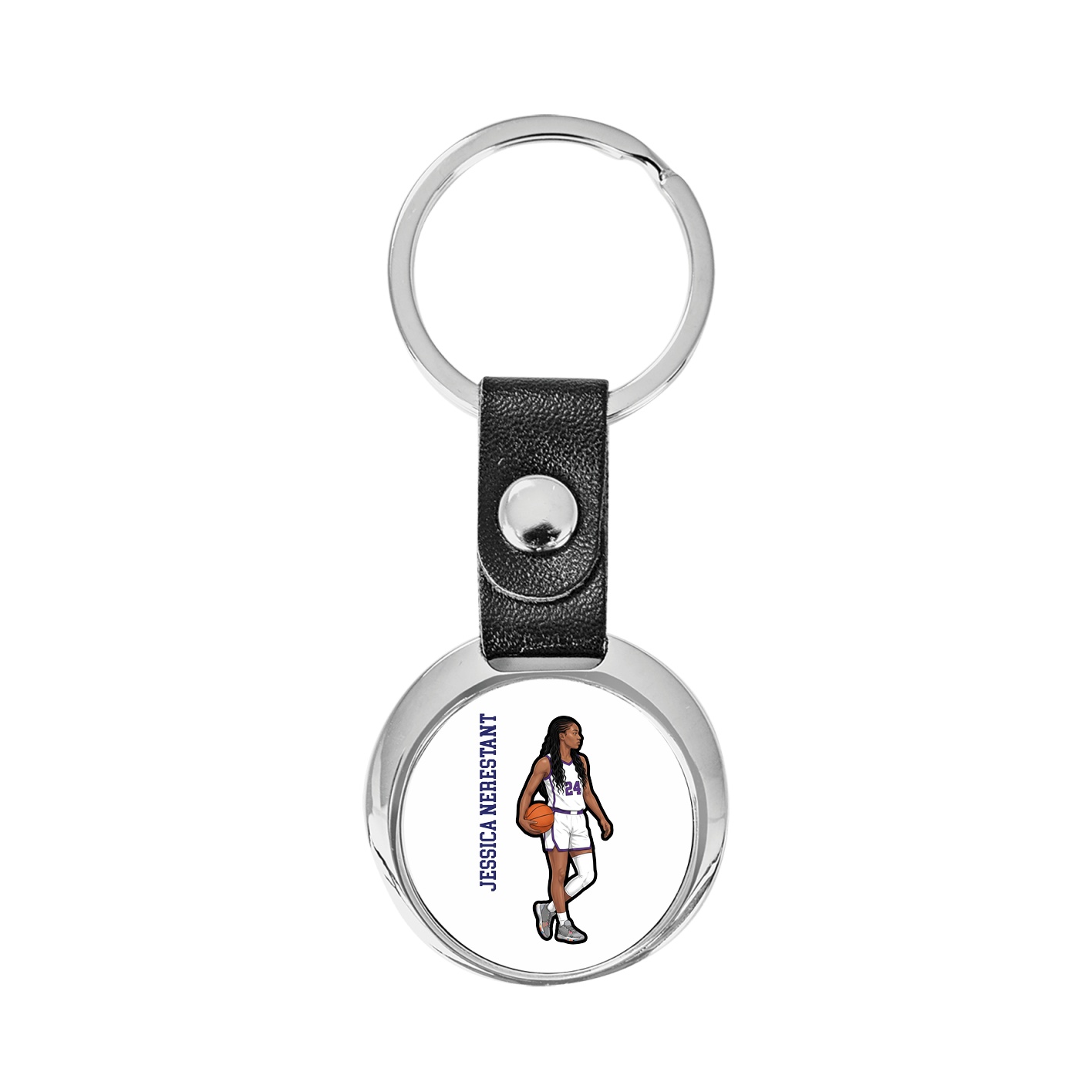 Key Chain — Name Vertical in Classic