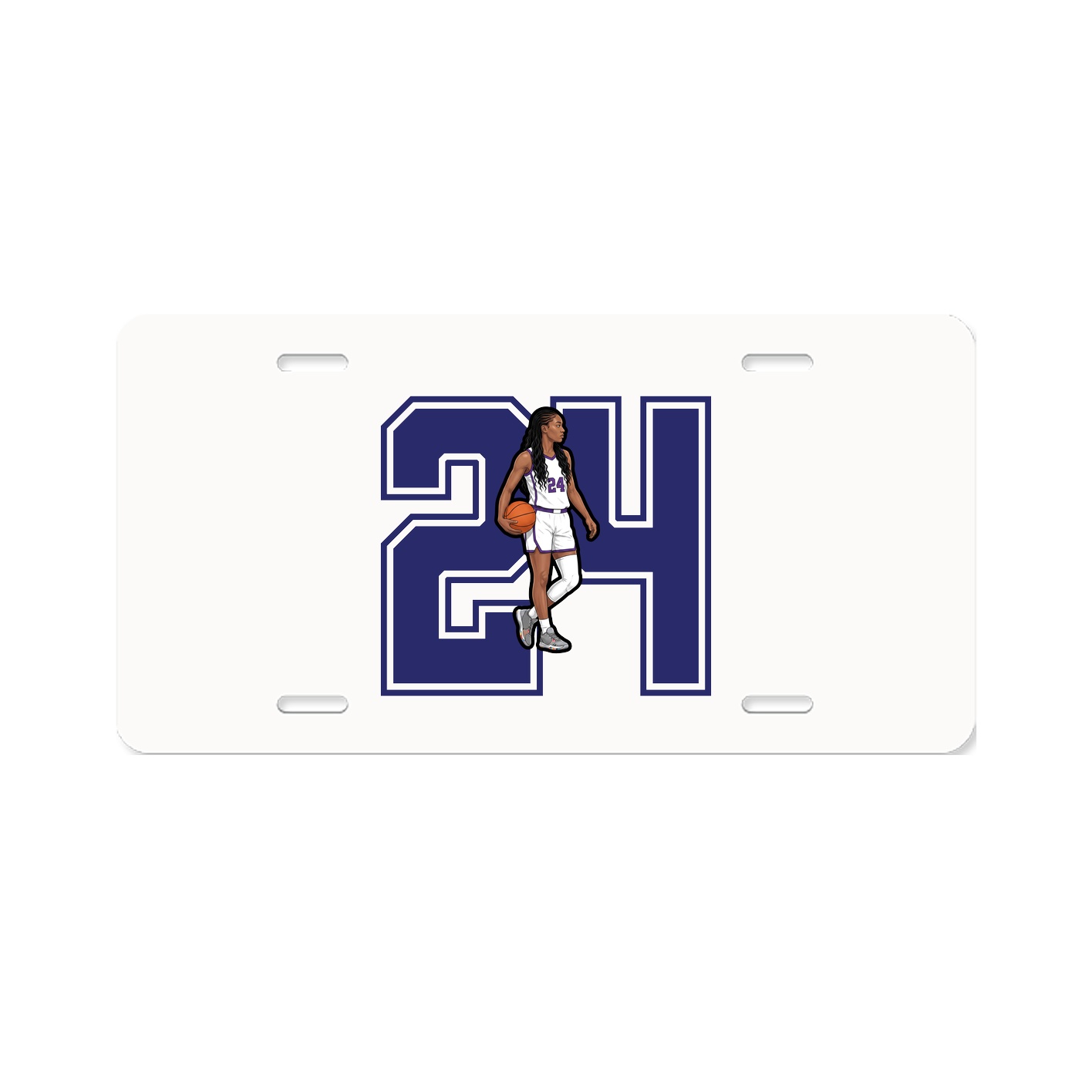 License Plate — Number in Classic