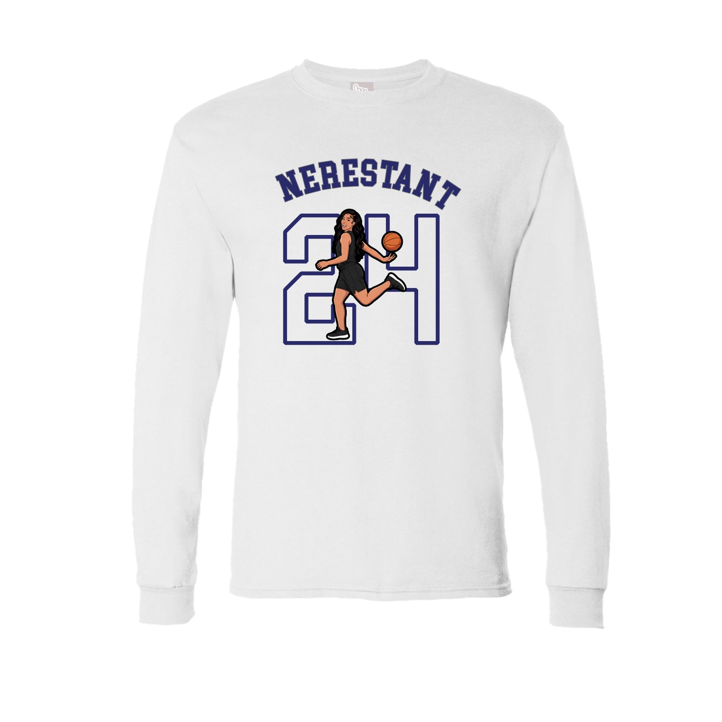 Long Sleeve Tee — Shirsey Arch in White