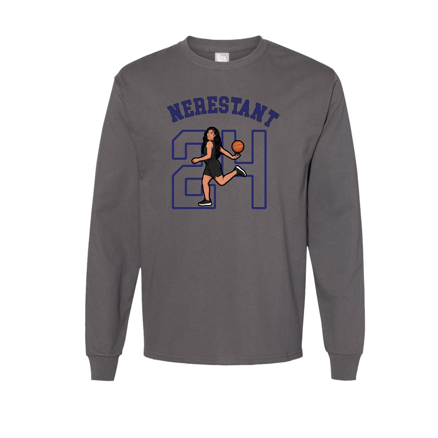 Long Sleeve Tee — Shirsey Arch in Grey