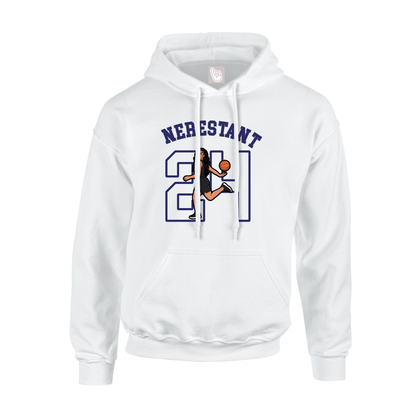 Youth Hoodie — Shirsey Arch in White