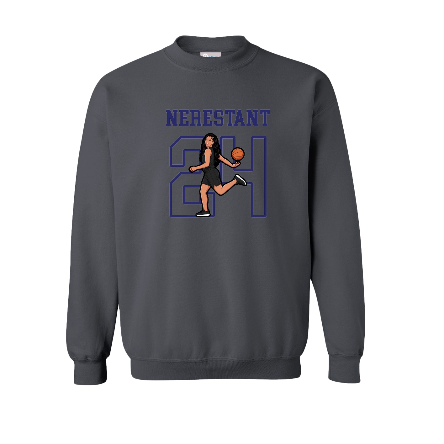 Fleece Crew — Shirsey in Grey