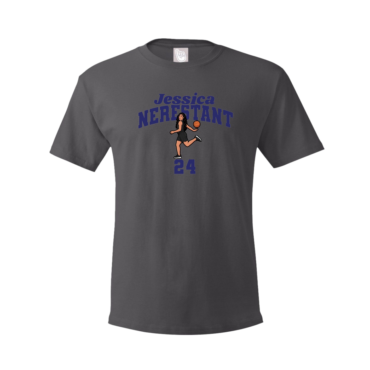 Youth Tee — Signature Arch in Grey