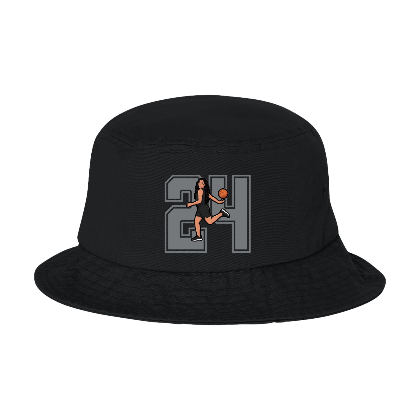 Bucket Cap — Number in Black