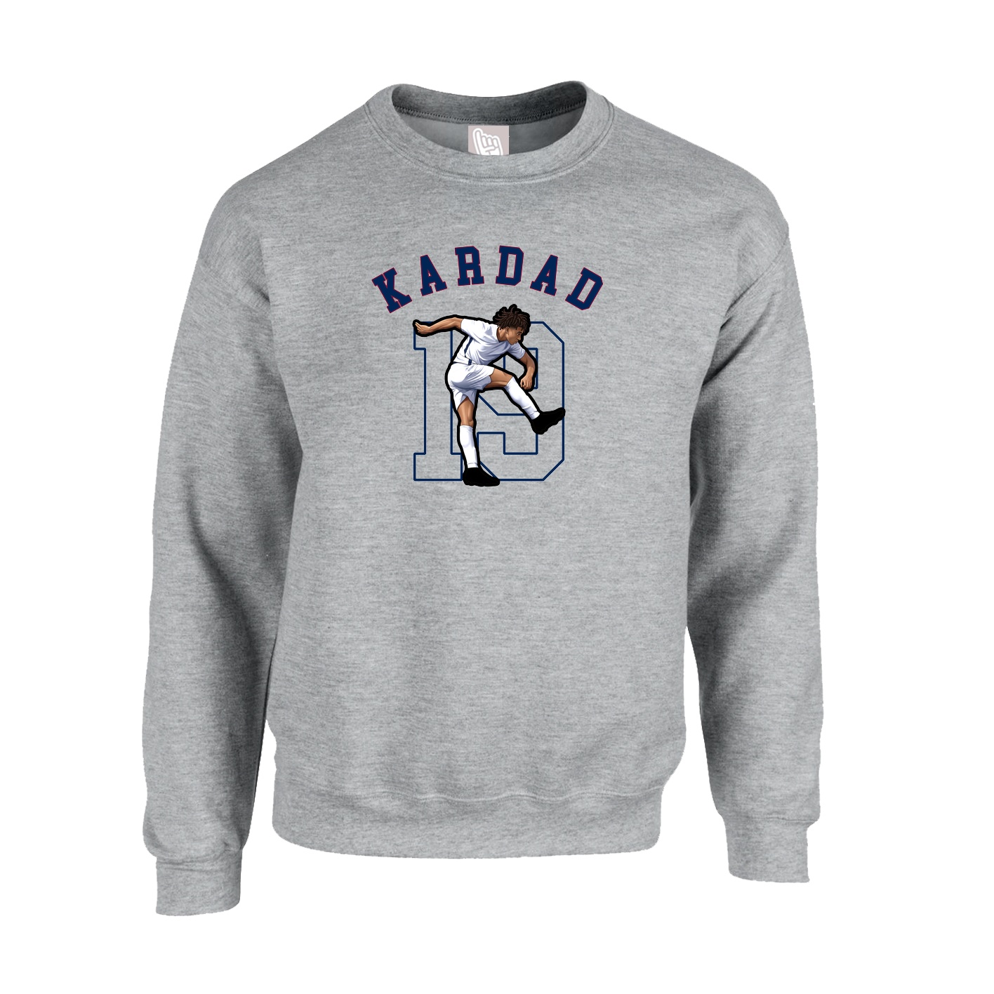 Fleece Crew — Shirsey Arch in Grey