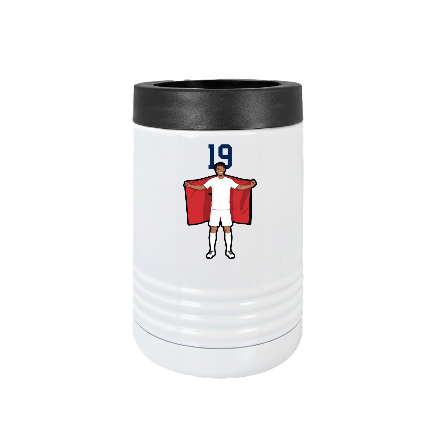 Beverage Holder — Number Top in White